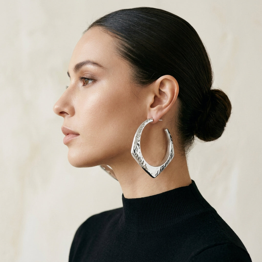 hoop earrings p1 editorial - AI Generated Editorial