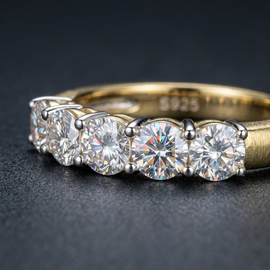 moissanite ring p3 detail - AI Generated Editorial